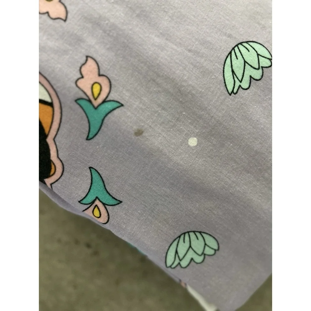 Vintage Disney Aladdin Jasmine & Rajah Twin Fitted Sheet Pillowcase GUC